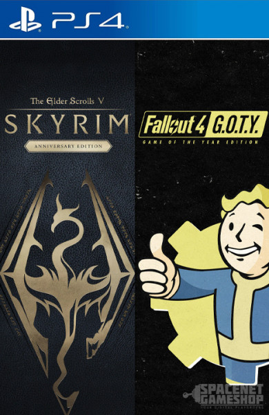 Skyrim Special Edition + Fallout 4 G.O.T.Y. Bundle PS4